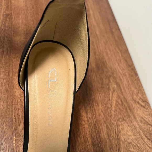 CL by Laundry Jody Sandal Block Heel - Black Sz 9.5- Gently used - Picture 4 of 11